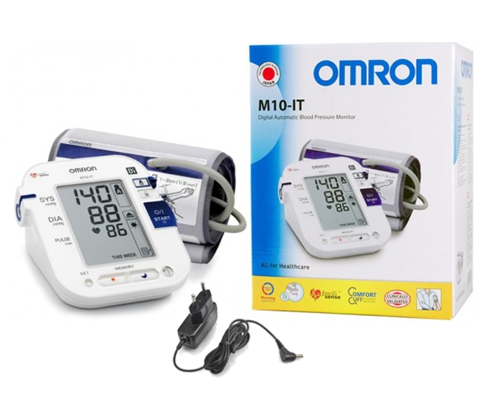 OMRON M10-IT Ciśnieniomierz USB ARYTMIA Zasilacz !