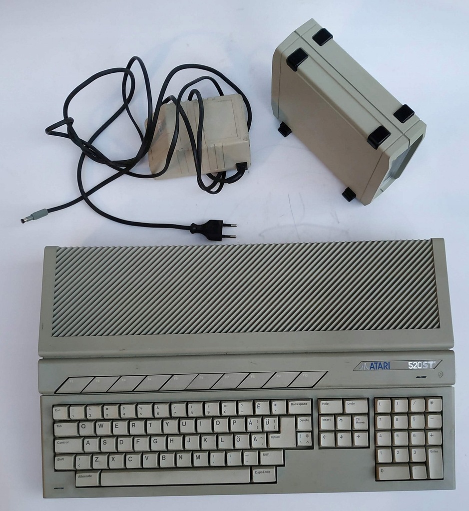 Komputer ATARI 520ST, EMULATOR, ZASILACZ