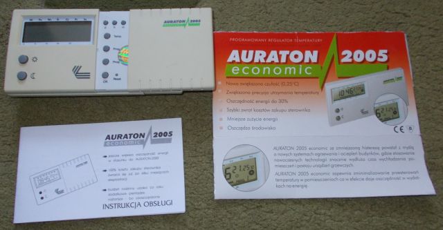 Auraton 2005 sterownik regulator temp pokojowy