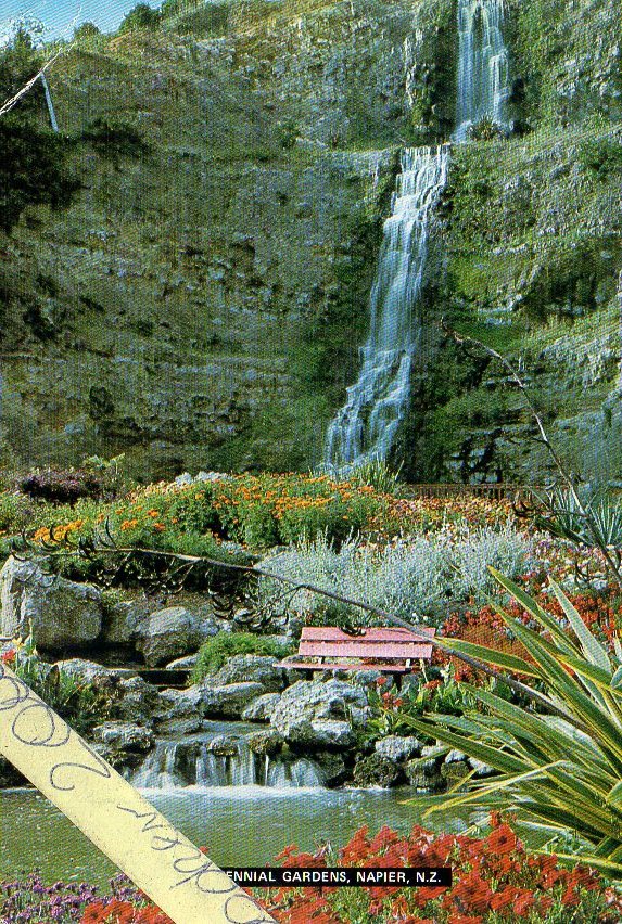 NOWA ZELANDIA NAPIER CENTENNAL GARDENS OGRODY