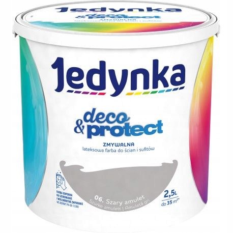FARBA JEDYNKA DECO & PROTECT ZMYWALNA 2,5L