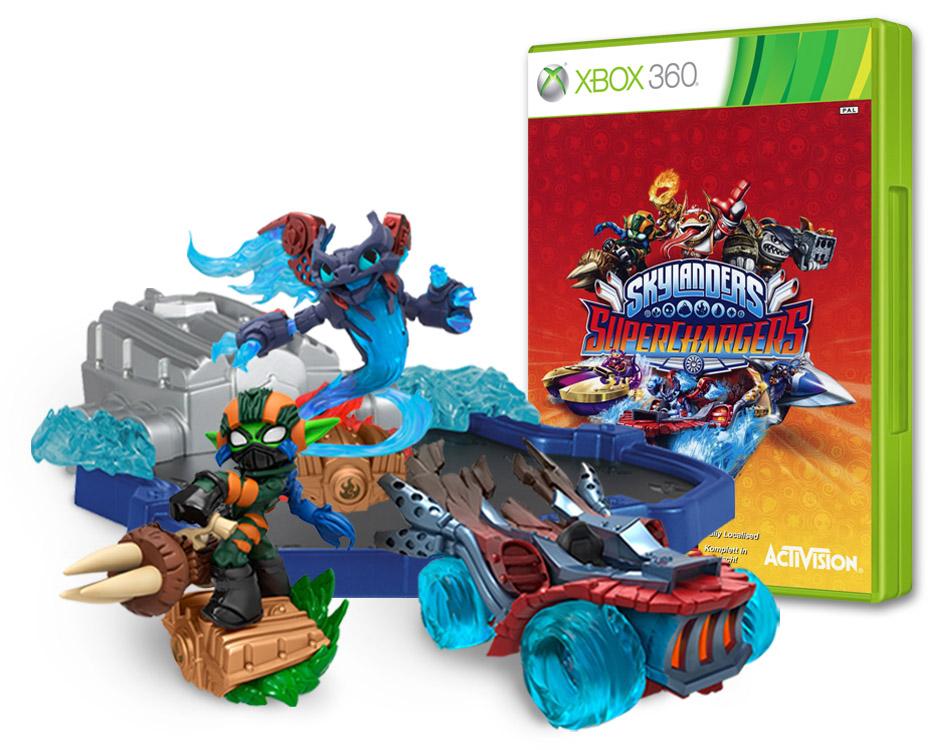 SKYLANDERS SUPERCHARGERS STARTER PACK XBOX 360 7448342933 oficjalne