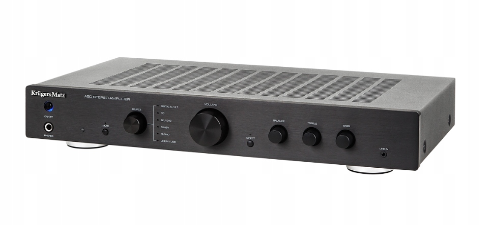 Wzmacniacz stereo Kruger&Matz A50 90W USB