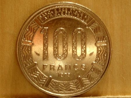 GABON - 100 franków 1975 UNC !!!