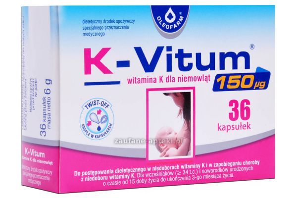 K Vitum Witamina K Dla Niemowląt 36 Kap Twist Off