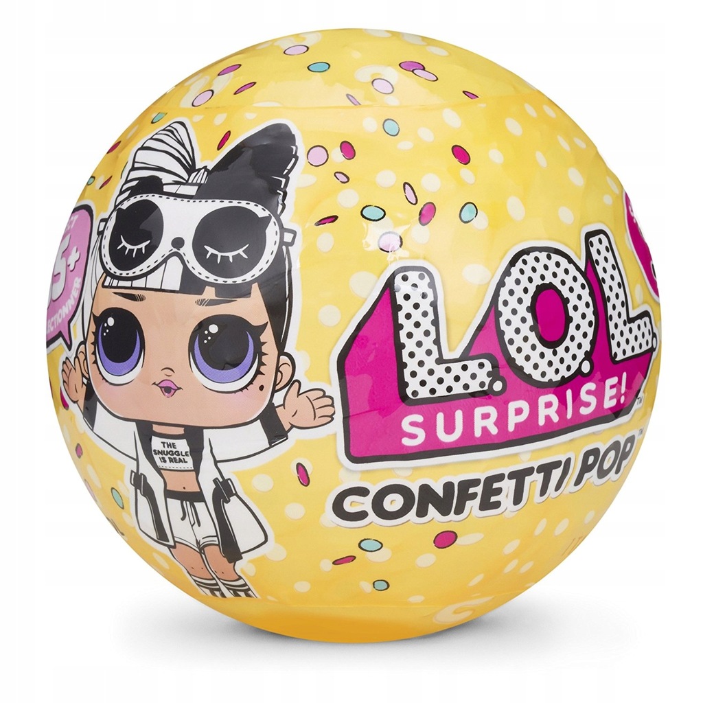LOL SURPRISE CONFETTI POP SERIA 3 9 WARSTW 551560