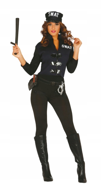 Strój dla dorosłych Agentka SWAT [919/84357]