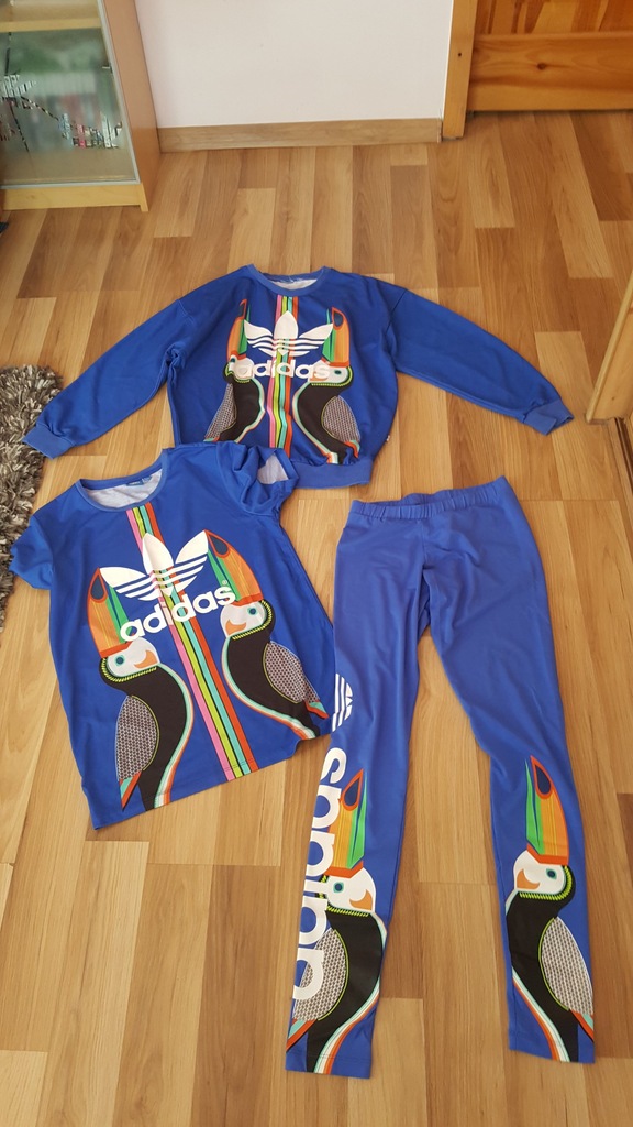 Adidas originals Tukana dres bluza xs legginsy