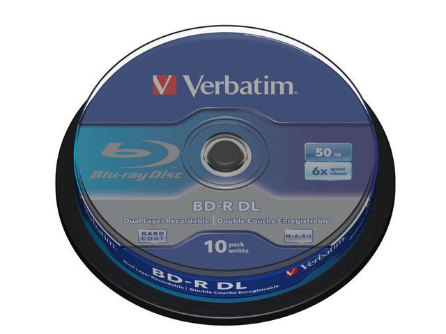 Płyty BD-R Verbatim BD-R 6x 50GB 10P CB