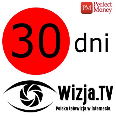 Wizja TV KOD Premium  na 30 DNI Voucher - 24h/7-