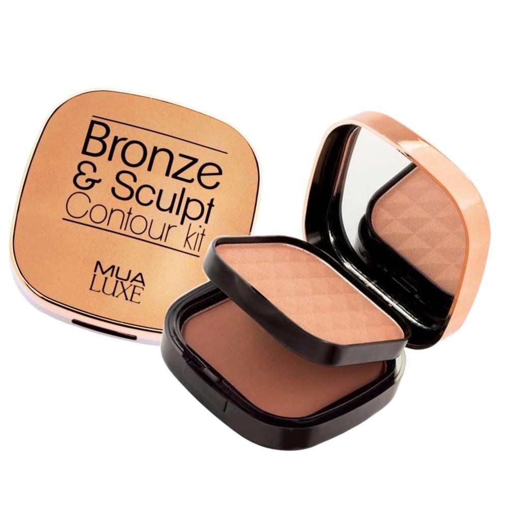 MUA BRONZE SCULPT CONTOUR KIT BRONZER MEDIUM DARK