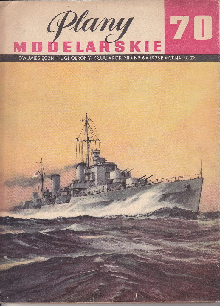 PLANY MODELARSKIE  NR 70 1975 HMS "PENELOPE