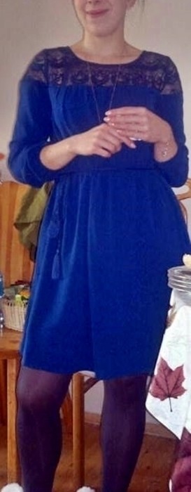 Niebieska sukienka, nowa, Reserved, M
