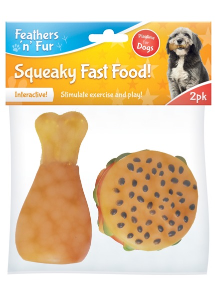 Squeeky Fast Food 2pk