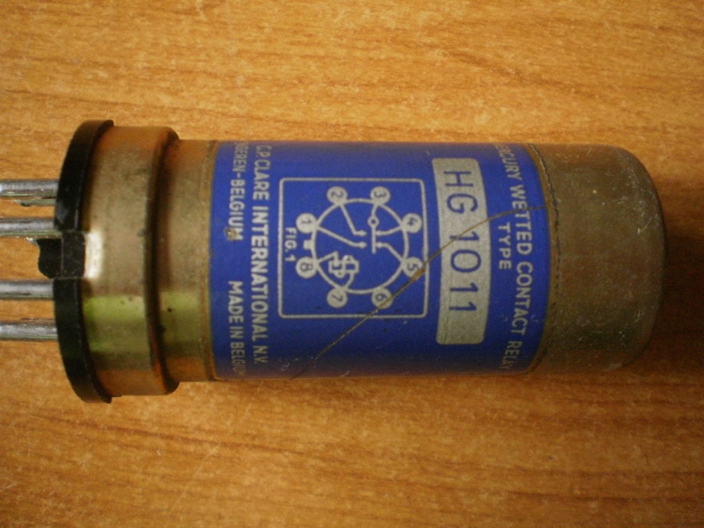 PRZEKAŹNIK RTĘCIOWY HG1011 C.P.CLARE