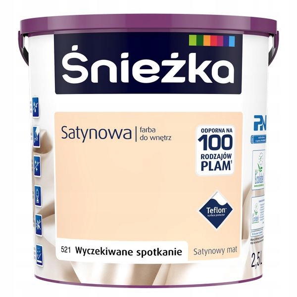 Śnieżka Satynowa 2,5L 521 wyczekiwane spotkanie fa