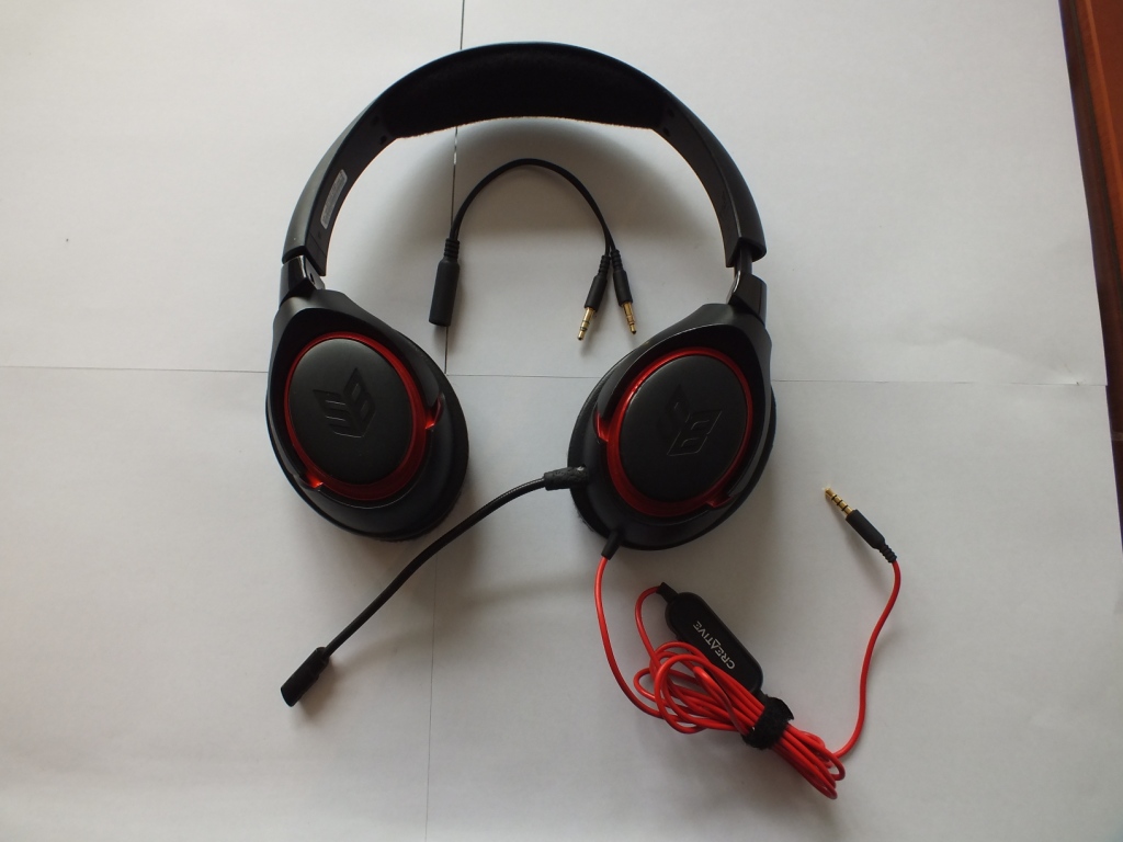 SŁUCHAWKI Z MIKROFONEM CREATIVE SB GH0290 STAN DB