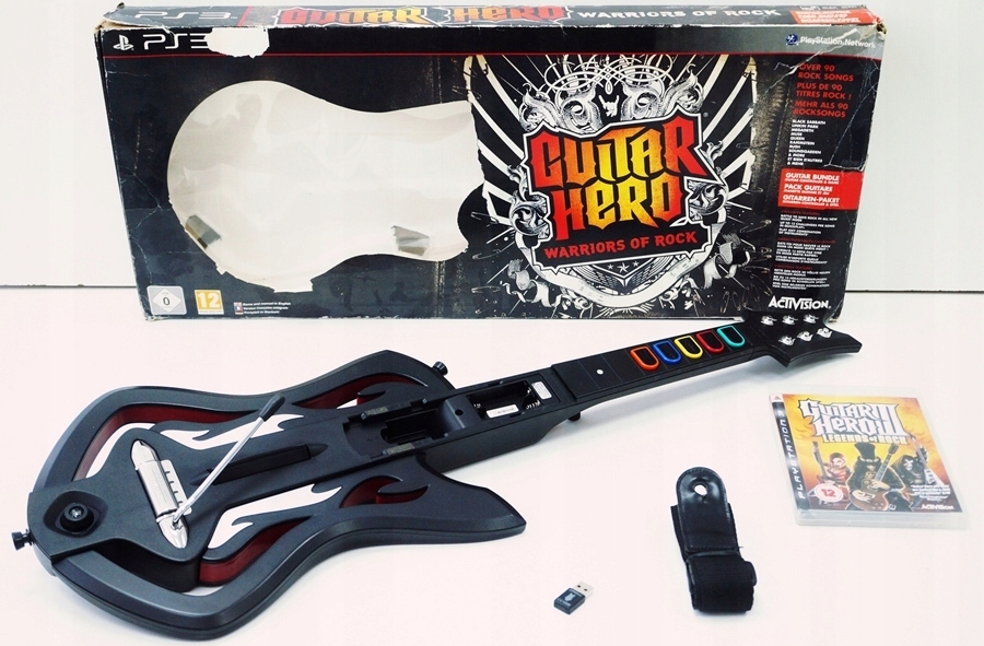 Gitara + Gra GUITAR HERO WARRIORS OF ROCK