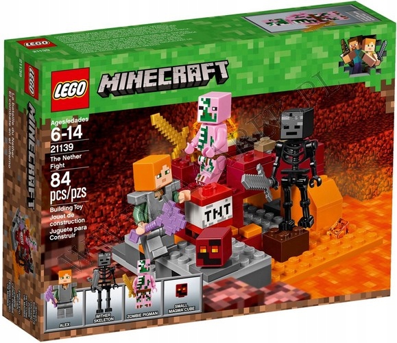 LEGO Minecraft 21139 Walka w Netherze - 7164754859 - oficjalne archiwum ...