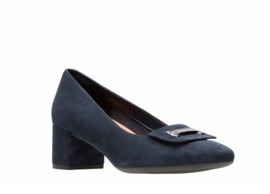 Clarks Półbuty Tealia Gia Navy Suede r.39