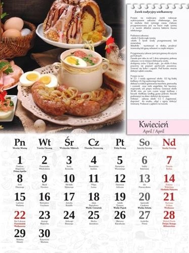 Kalendarz Kulinarny Z Przepisami ścienny 2019 7596818945 Oficjalne Archiwum Allegro 7639