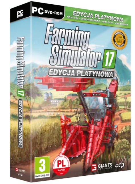 FARMING SIMULATOR 2017 SYMULATOR FARMY 17 PC PL