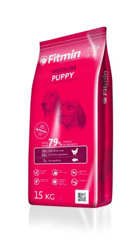 Fitmin sucha karma dla psa Medium Puppy - 15kg