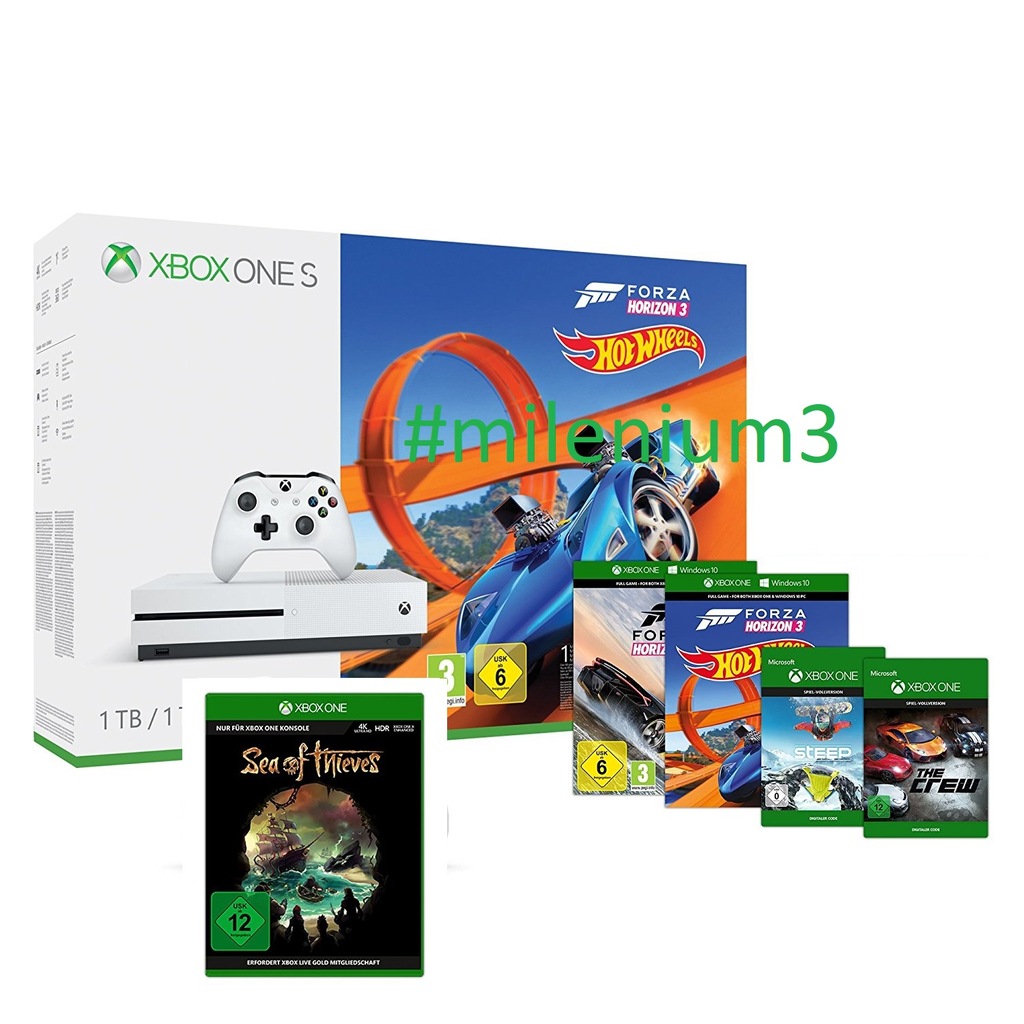 Xbox One S 1TB  FORZA Horizon 3, Sea of Thieves