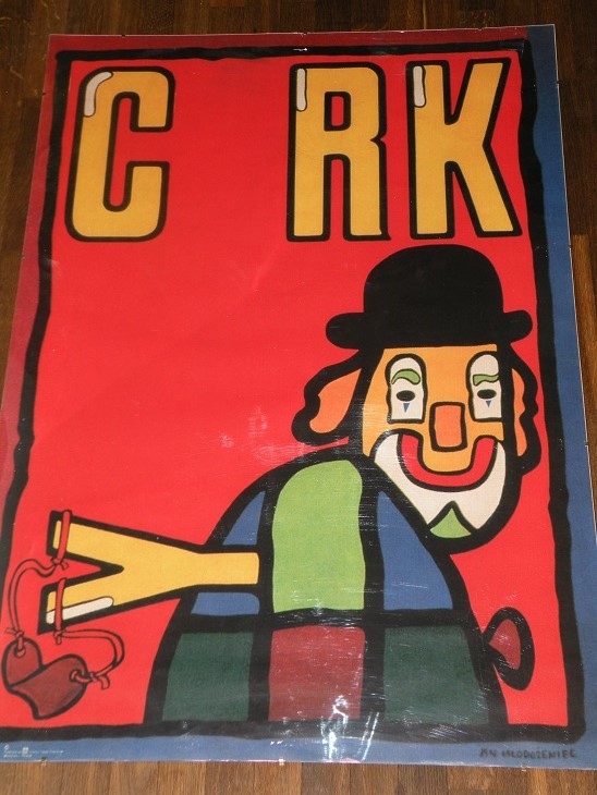 Plakat "CYRK" stan bardzo dobry