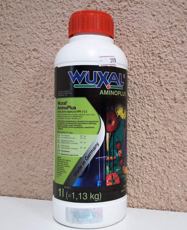 WUXAL AMINOPLUS 1L NAWÓZ DOLISTNY bioregulator