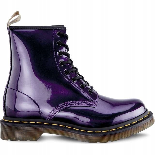 Dr martens vegan sale 1460 chrome dark purple