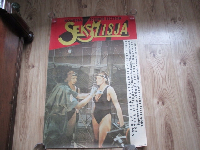 SEKSMISJA MACHULSKI STUHR PLAKAT FILM PRL