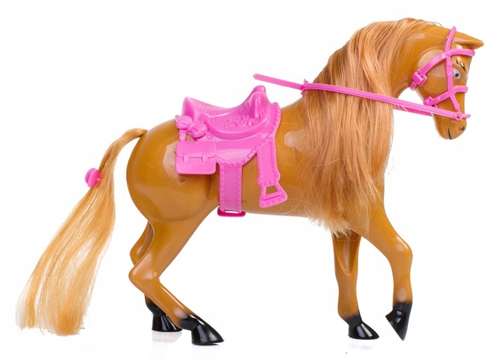 AUTO SAMOCHÓD + KOŃ Z PRZYCZEPĄ DLA LALEK BARBIE 7463930442