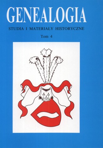 Genealogia 4 KOŚCIELECCY LUBOMIRSCY
