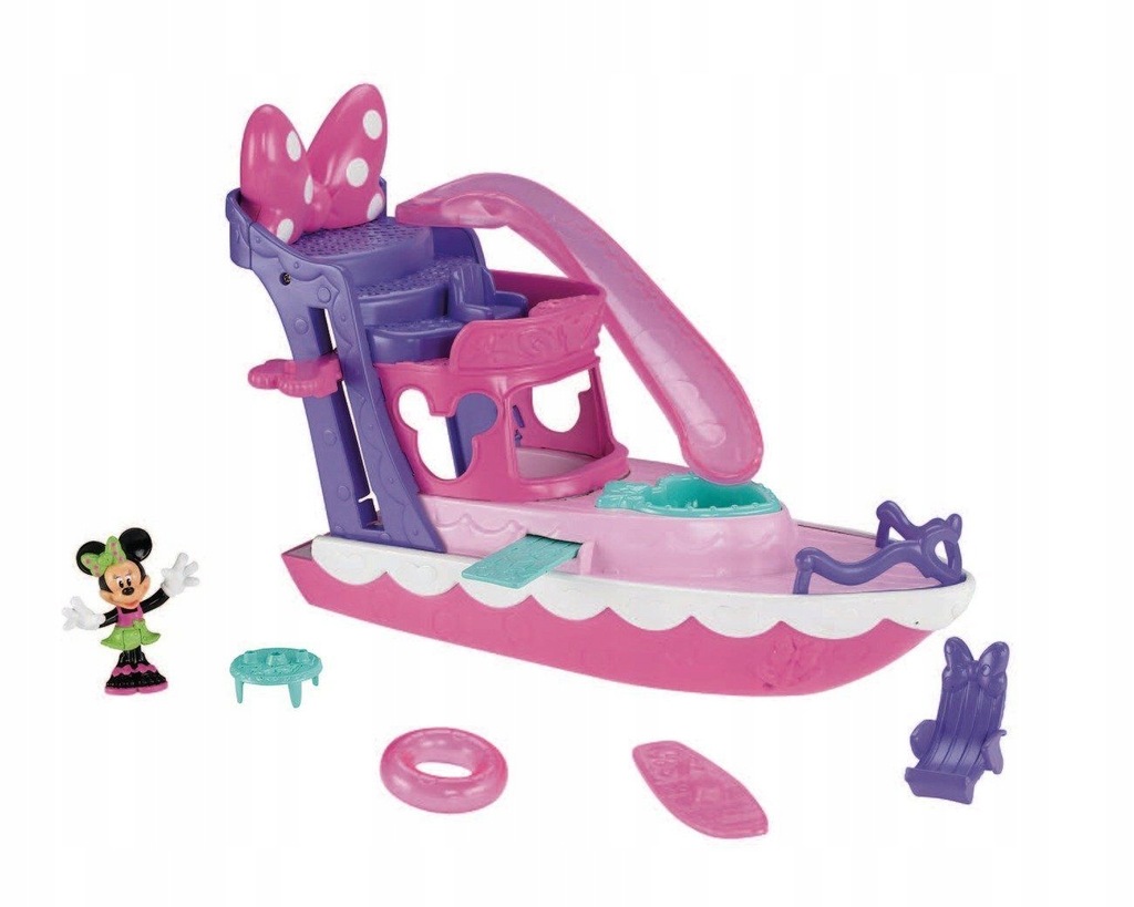 FISHER PRICE MYSZKA MINNIE JACHT FIGURKA AKCESORIA