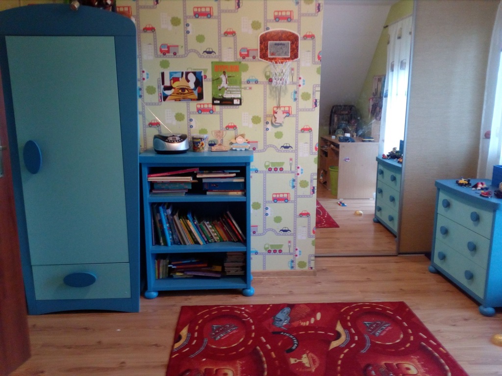 meble dziecięce Ikea Mammut używane niebieskie