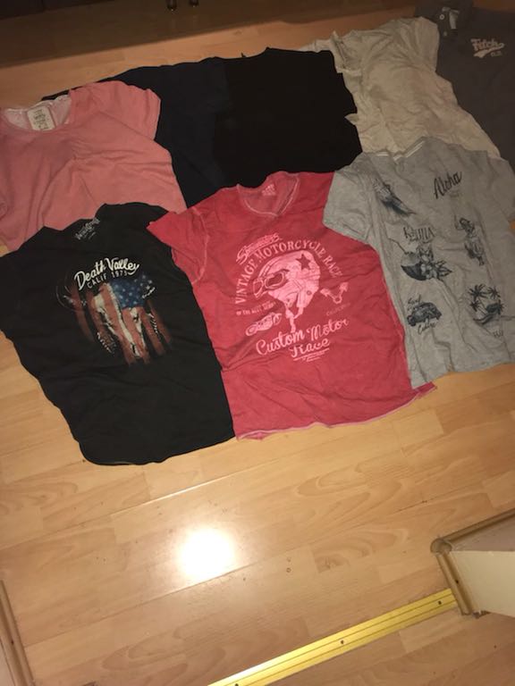 Zestaw męskich ubrań firmowe 19 szt. XL abecrombie