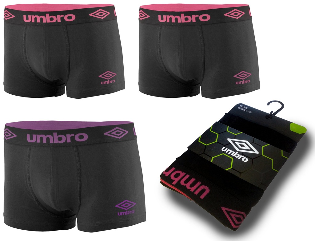 UMBRO | MĘSKIE BOKSERKI | 3-PAK * RRF * | L