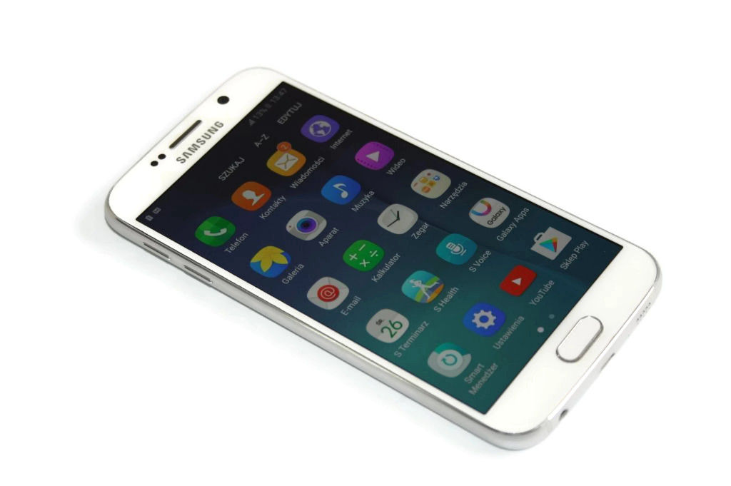 Samsung Galaxy S6 G920F - Gwar. @ White @ Sklep @