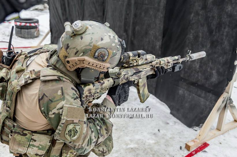 Łoże MWRI do AK, Specnaz FSB rekonstrukcja