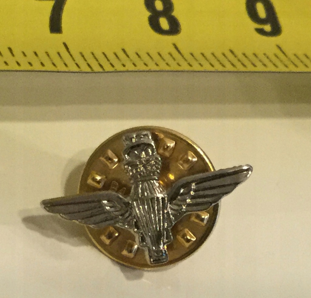 Odznaka Anglia miniaturka spadochronowa