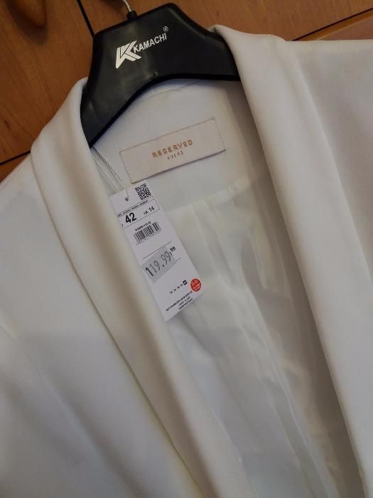 NOWY żakiet ślubny Reserved XL 42 ślub wesele