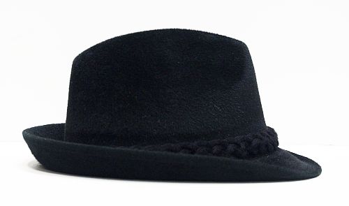 Męski kapelusz  włos króliczy r. 56 Skoczów