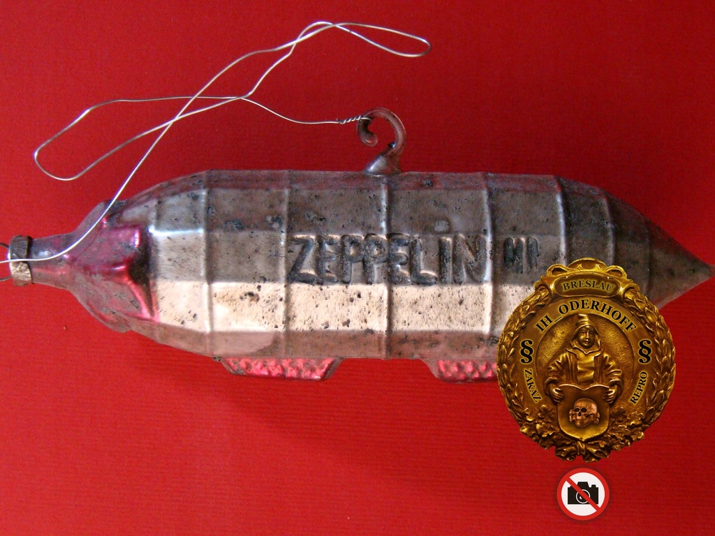 Extra S.Bombka=Zeppelin 13x5cm,Lux B9731
