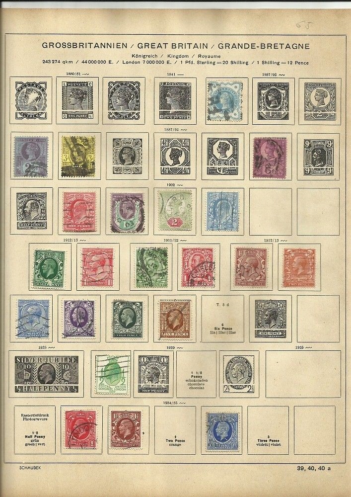 Znaczki pocztowe Schaubek Album - duża kolekcja