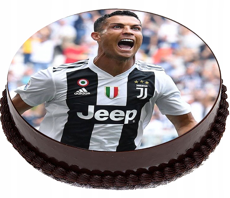 OPŁATEK NA TORT 9 CRISTIANO RONALDO JUVENTUS 18c