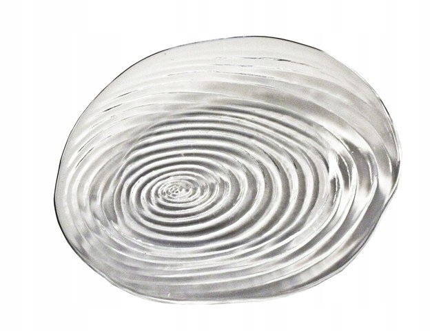 Talerz Przystawki 29cm Spirala Talerze szklane