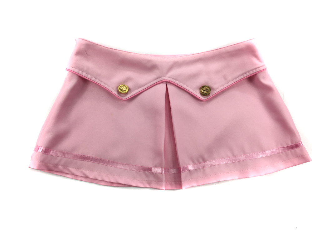 5378 różowa spódniczka mini barbie STEWARDESSA 36 