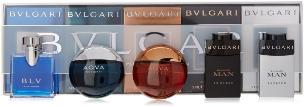 BVLGARI ZESTAW MINIATUR DLA MĘŻCZYZN 5 x 5ml