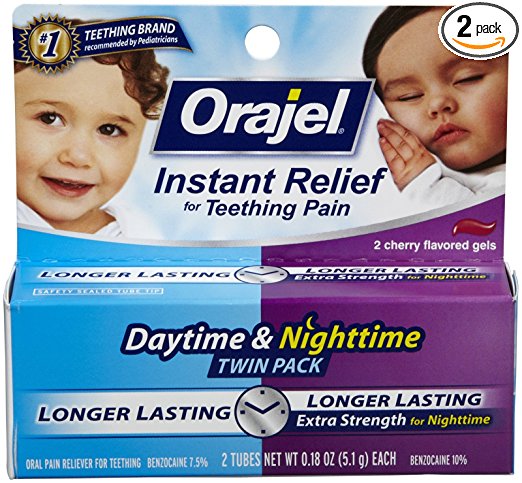 BABY ORAJEL żel na ząbkowanie 2pak dzień/noc